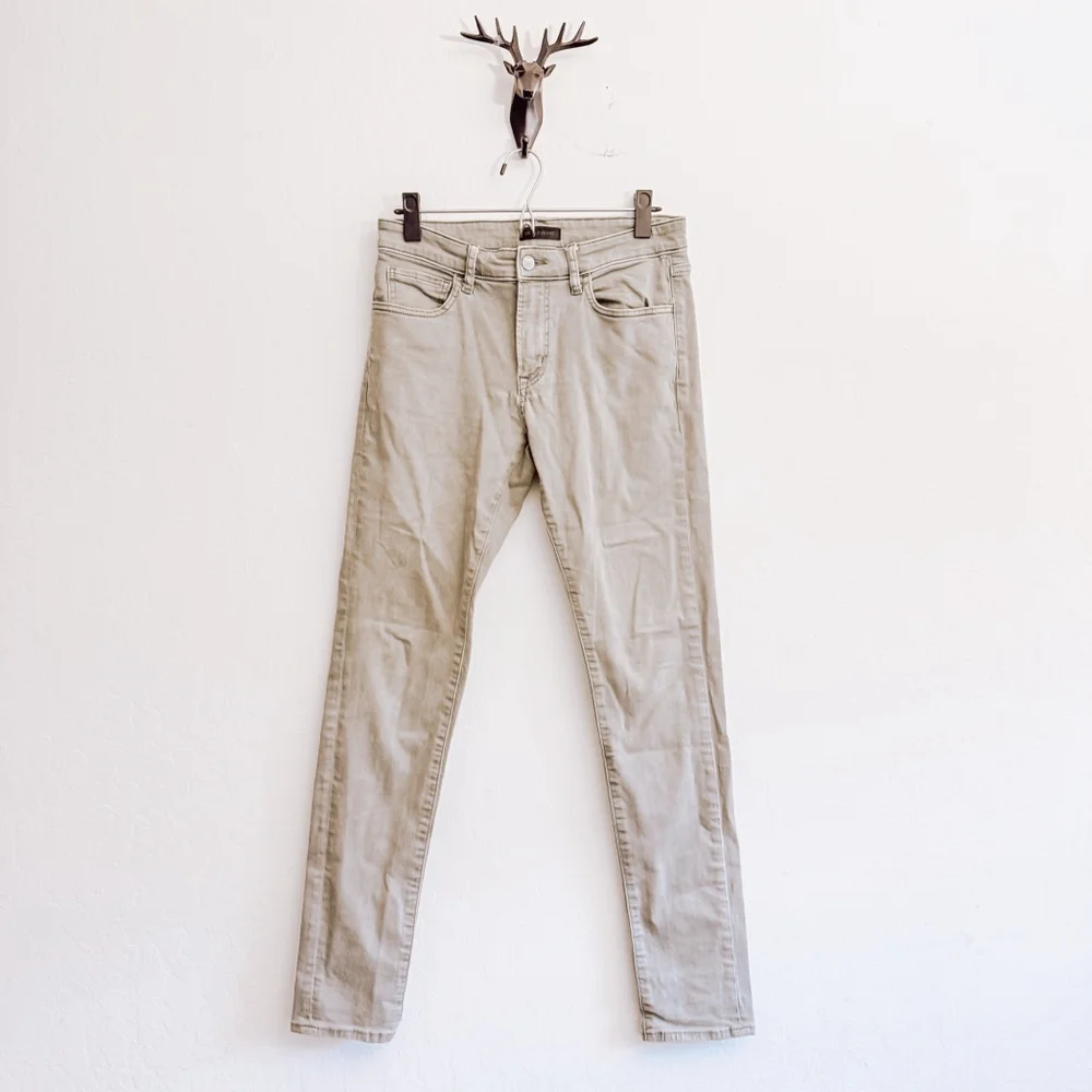 Uniqlo Mens Green Skinny Jeans Size 30